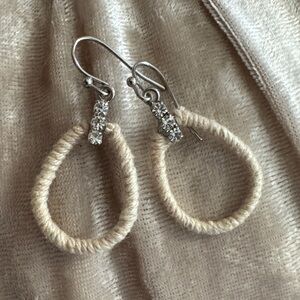 American Eagle Thread Wrapped  Gem Drop Earrings